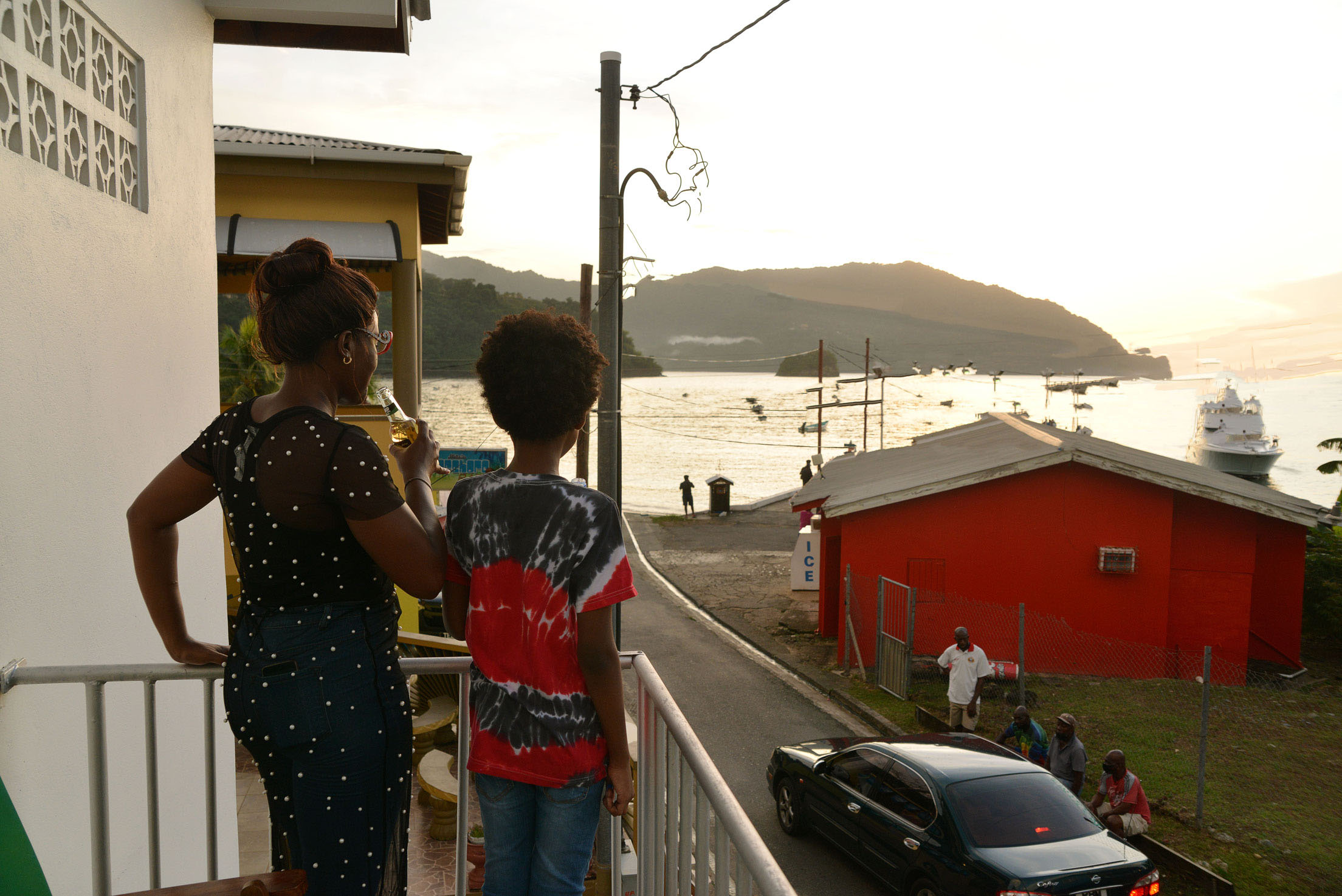 Sea-View-from-Nicoville-Tobago-Beachfront-Balcony-